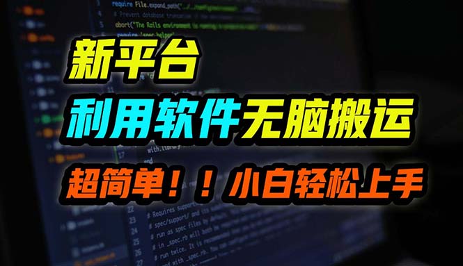 B站平台用软件无脑搬运，月赚10000+，小白也能轻松上手-网创资源