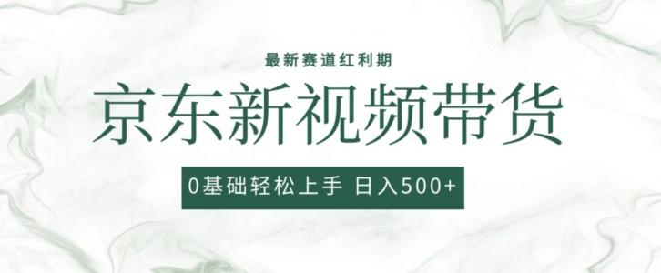 2024最新京东视频带货项目，最新0粉强开无脑搬运爆款玩法，小白轻松上手【揭秘】-网创资源