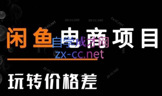 亿创繁星·闲鱼电商项目(玩转价格差)-网创资源