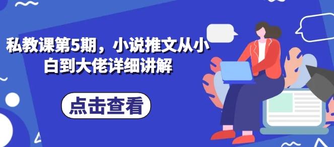 私教课第5期，小说推文从小白到大佬详细讲解-网创资源