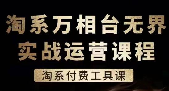 淘系万相台无界实战运营课，淘系付费工具课-网创资源