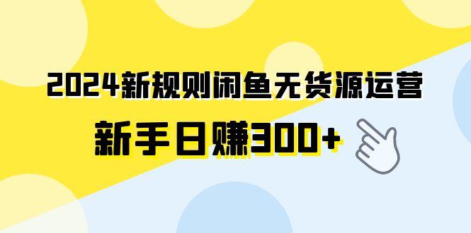 (9522期)2024新规则闲鱼无货源运营新手日赚300+-网创资源