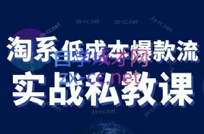 卡卡老师·淘宝低成本爆款流实战私教课-网创资源