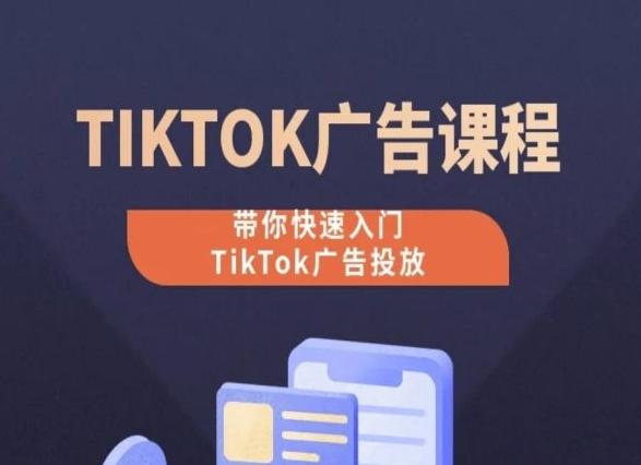 TikTok广告投放课程，从0-1实操课，带你快速入门TikTok广告投放-网创资源
