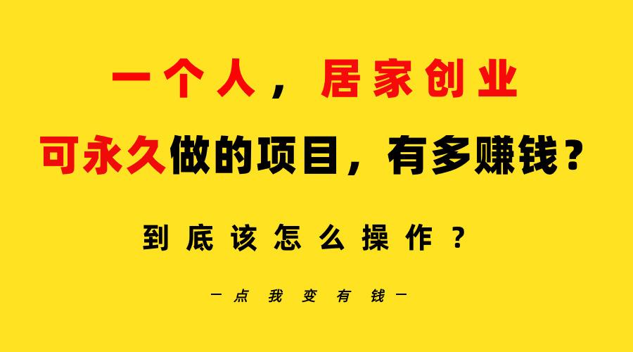 一个人，居家创业：B站每天10分钟，单账号日引创业粉100+，月稳定变现5W…-网创资源