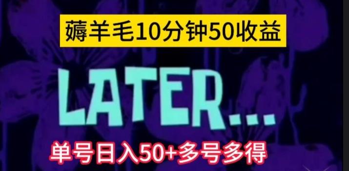 美团薅羊毛玩法，单号日入50+多号多得【仅揭秘】-网创资源