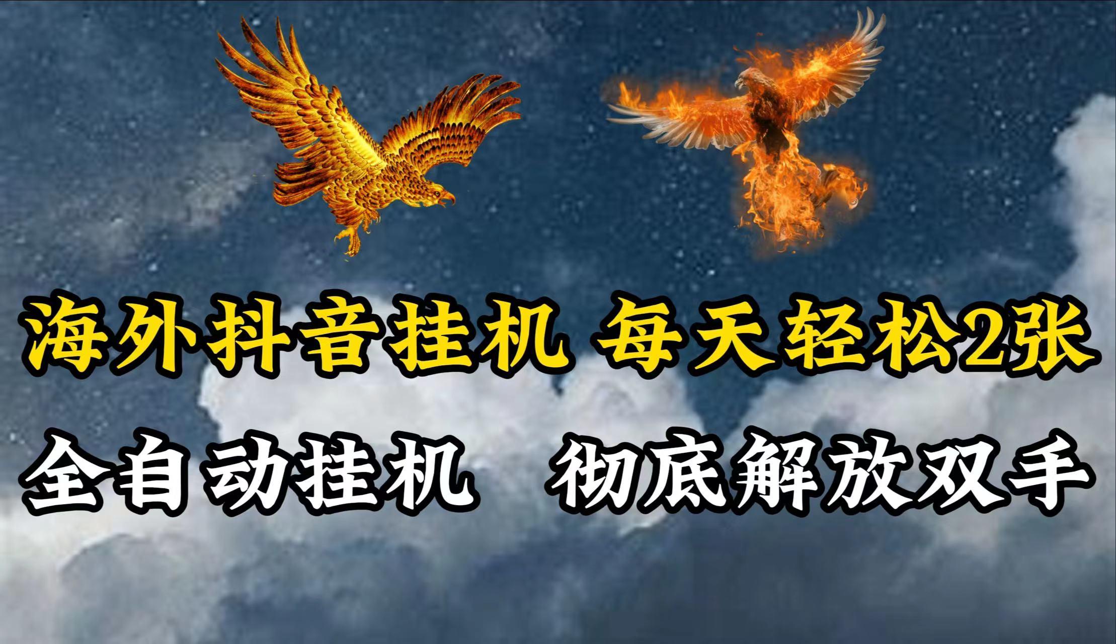 海外抖音挂机，每天轻松2张，全自动挂机，彻底解放双手！-网创资源
