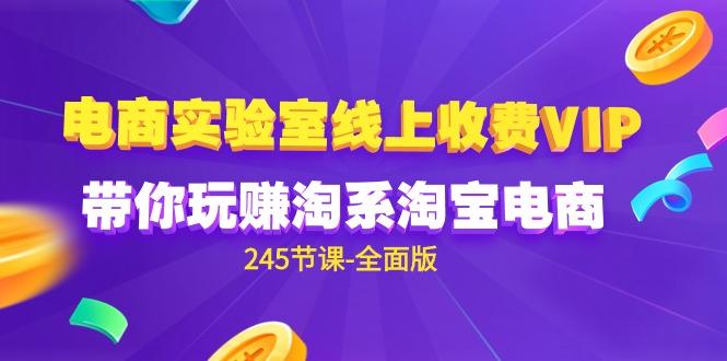 (9859期)电商-实验室 线上收费VIP，带你玩赚淘系淘宝电商(245节课-全面版)-网创资源