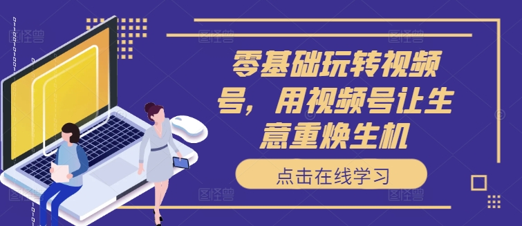 零基础玩转视频号，用视频号让生意重焕生机-网创资源