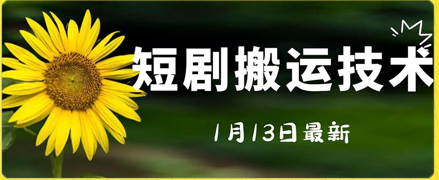最新短剧搬运技术，电脑手机都可以操作，不限制机型-网创资源
