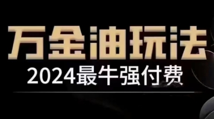 2024最牛强付费，万金油强付费玩法，干货满满，全程实操起飞-网创资源