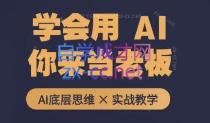 墨竹老师·从0基础到AI高手(第二期)-网创资源