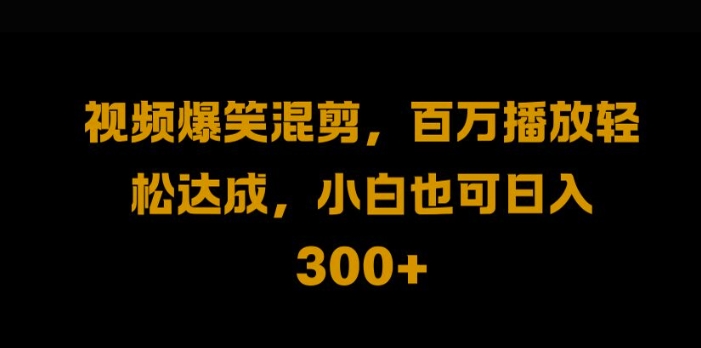 视频号零门槛，爆火视频搬运后二次剪辑，轻松达成日入1k【揭秘】-网创资源