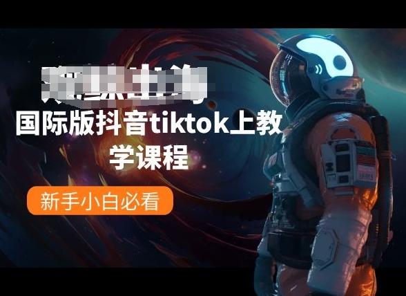 国际版抖音tiktok上教学课程，新手小白必看-网创资源