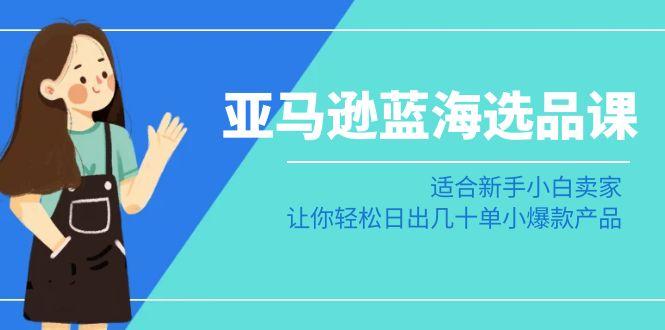 亚马逊-蓝海选品课：适合新手小白卖家，让你轻松日出几十单小爆款产品-网创资源