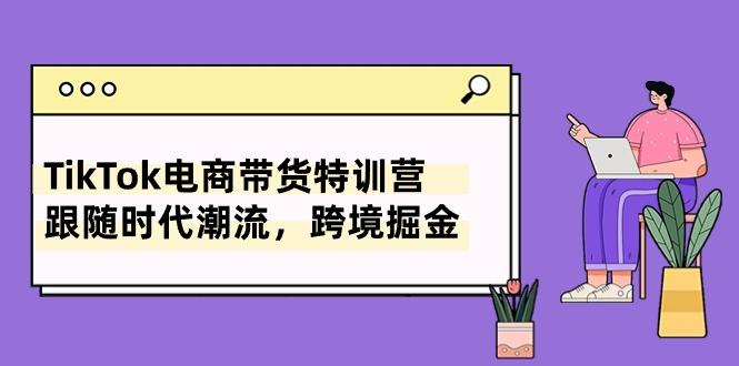 TikTok电商带货特训营，跟随时代潮流，跨境掘金(8节课-网创资源