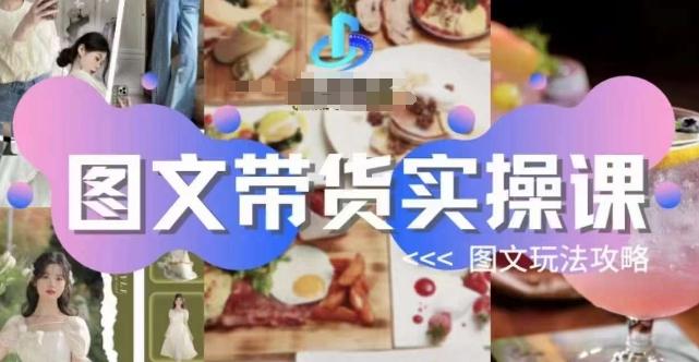 图文带货实操课，图文玩法攻略玩法-网创资源