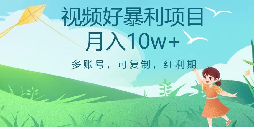 外边收费699项目，视频号暴利项目，多账号可复制，红利期-网创资源