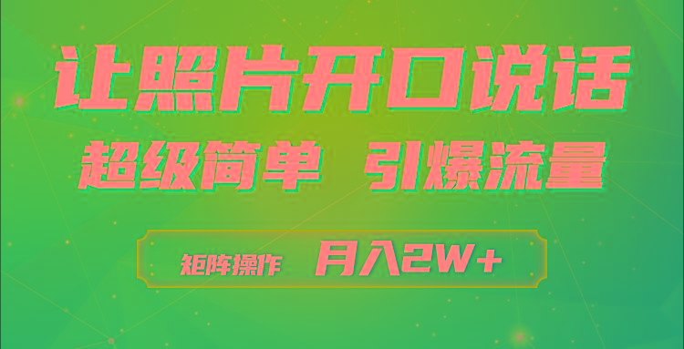 (9553期)利用AI工具制作小和尚照片说话视频，引爆流量，矩阵操作月入2W+-网创资源