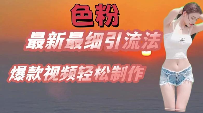 se粉最新最细引流法，七天螺旋起号法，爆款视频轻松制作【揭秘】-网创资源
