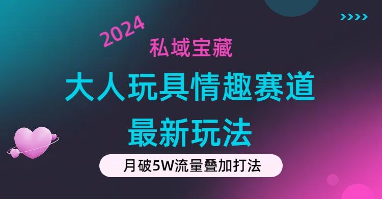 私域宝藏：大人玩具情趣赛道合规新玩法，零投入，私域超高流量成单率高-网创资源