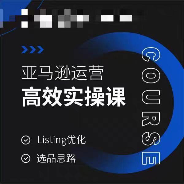 亚马逊运营高效实操课，Listing优化，选品思路-网创资源