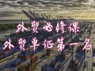 外贸必修课-外贸单证第一名-共勤外贸教程-网创资源