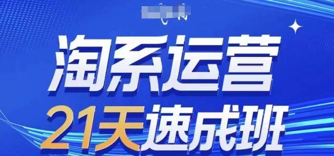 淘系运营21天速成班(更新24年7月)，0基础轻松搞定淘系运营，不做假把式-网创资源