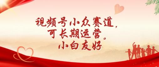 视频号小众赛道，可长期运营，小白友好【揭秘】-网创资源