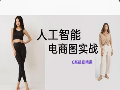 人工智能SD电商图实战，ai绘图0基础到精通-网创资源