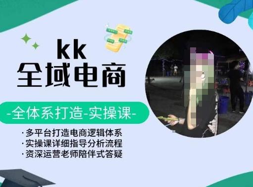 KK全域电商，全体系打造实操课，多平台打造电商逻辑体系-网创资源