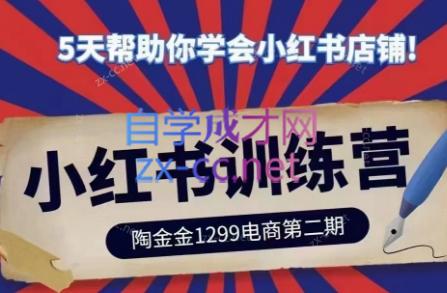 陶金金·小红书训练营(第二期)-网创资源