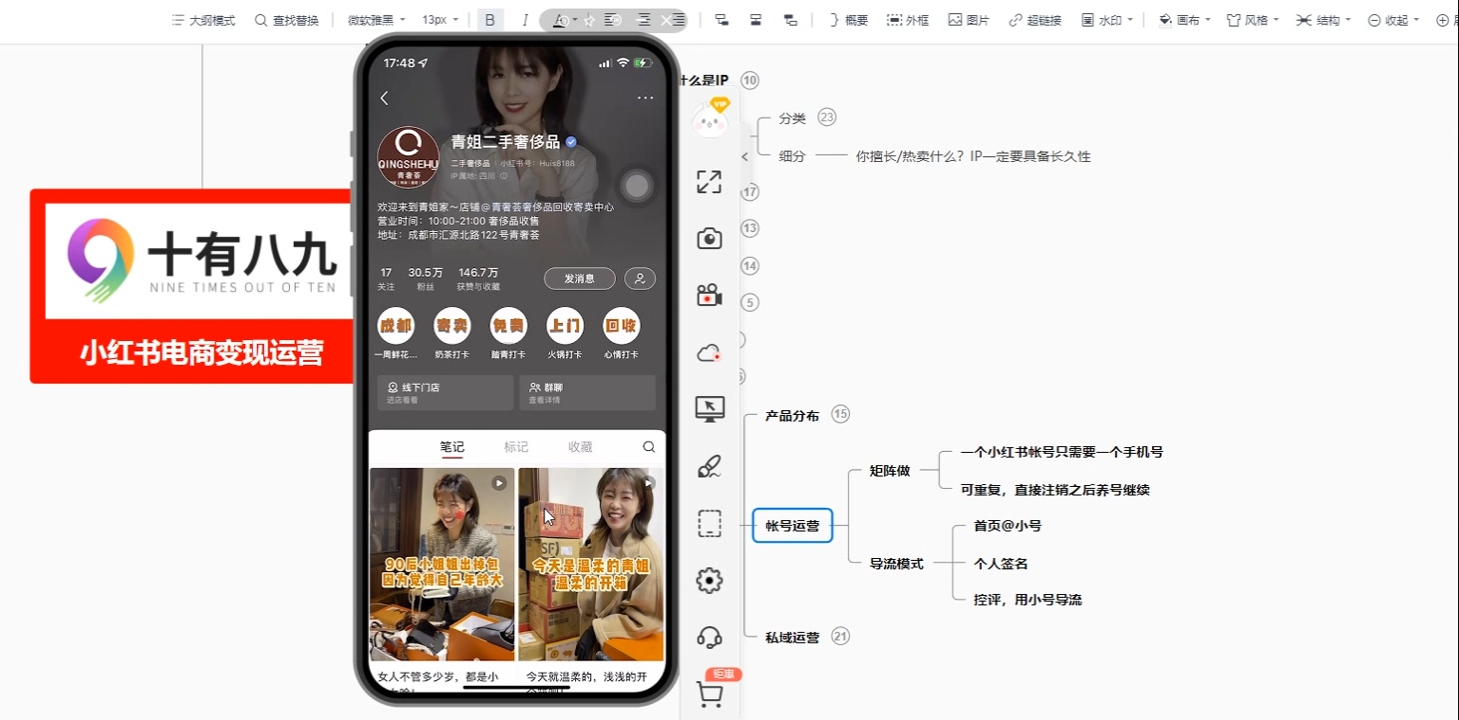 十有八九学院·新手如何从0-1玩转红薯店铺-网创资源