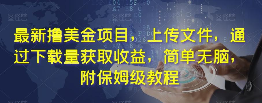 最新撸美金项目，上传文件，通过下载量获取收益，简单无脑，附保姆级教程【揭秘】-网创资源