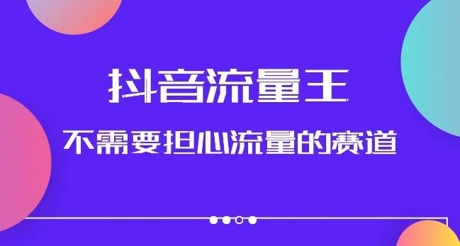 抖音流量王，不需要担心流量的赛道，美女图文音乐号升级玩法（附实操+养号流程）-网创资源